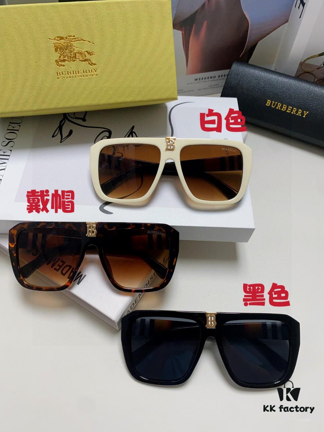 6931ace8ccd8ab3d7afa130d Burberry 2024 Influencer Favorite Unisex Fashion Sunglasses, Large-Frame UV Protection Sun Glasses for Women, Stylish Driving Shades