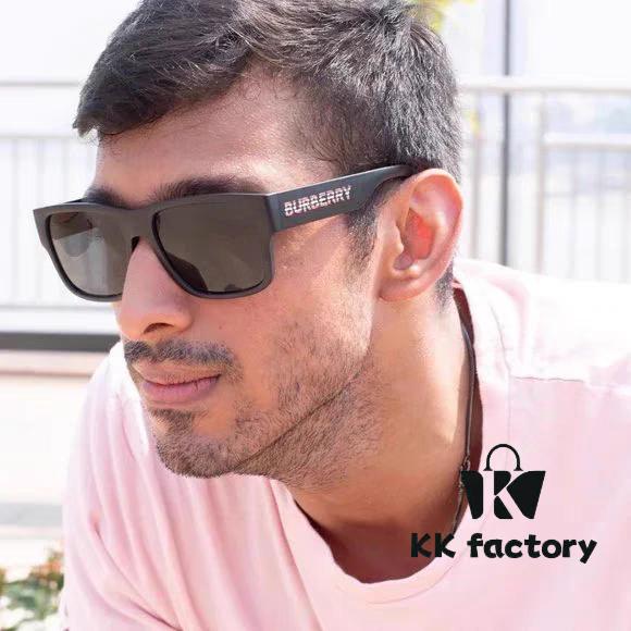 6931acf2ccd8ab3d7afa139d 🆕 BURBERRY Burberry Cartoon 🛒 Logo Temple Design Trendy Sunglasses