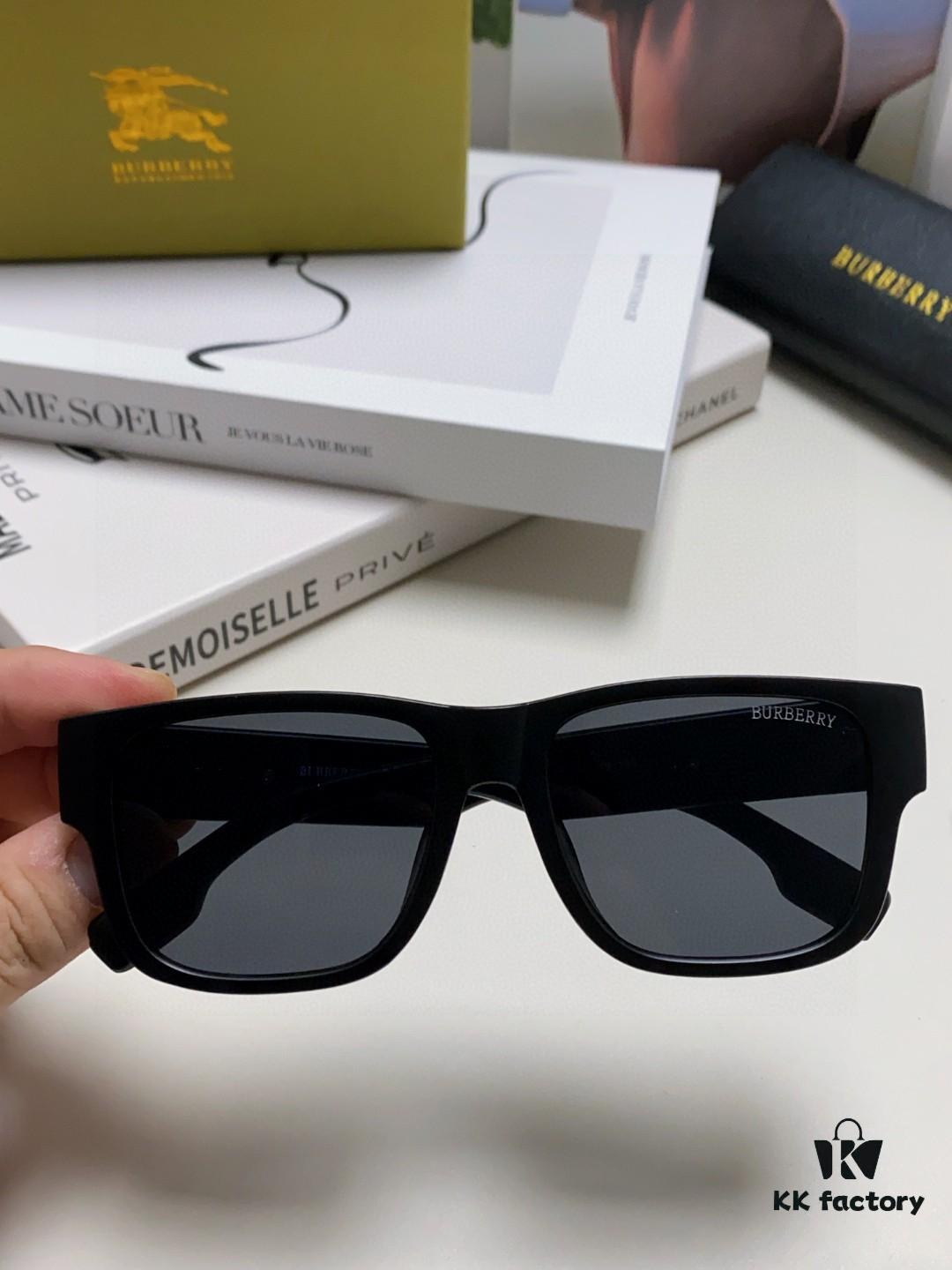 6931acf2ccd8ab3d7afa13a2 🆕 BURBERRY Burberry Cartoon 🛒 Logo Temple Design Trendy Sunglasses