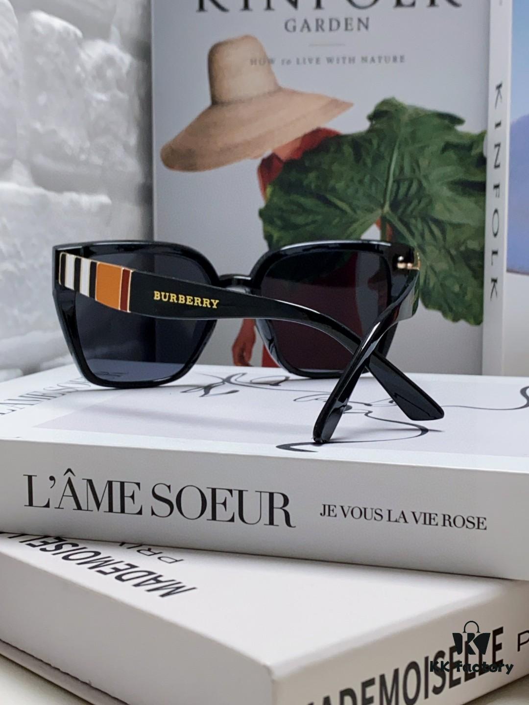 6931acfcccd8ab3d7afa1437 BURBERRY 2024 New Arrival European and American Fashion Sunglasses, Trendy Unisex Oversized Shades for Street Photography