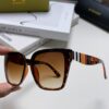 BURBERRY 2024 New Arrival European and American Fashion Sunglasses, Men's and Women's Trendy Oversized Sun Glasses for Street Photography