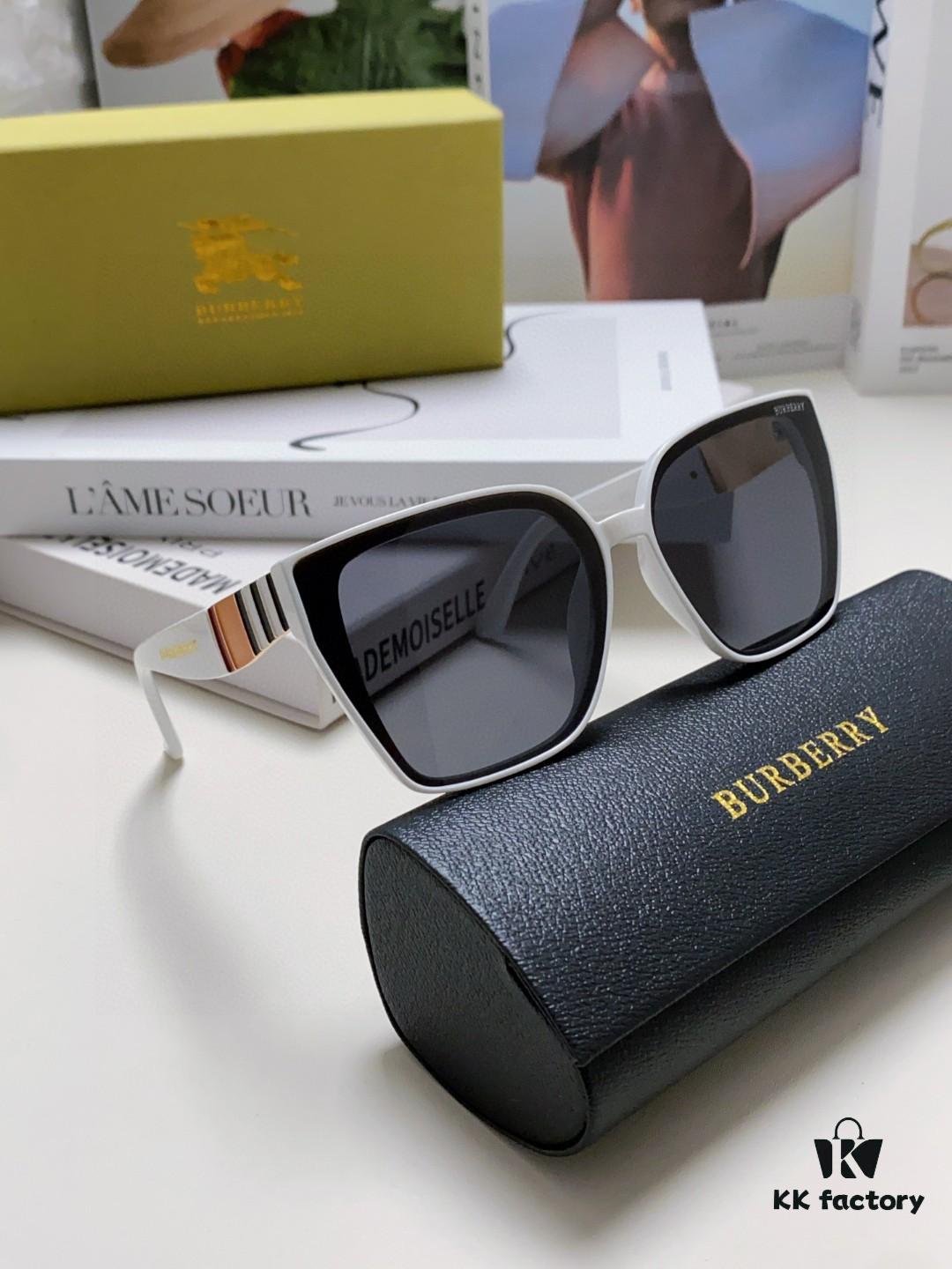 6931acfdccd8ab3d7afa1450 BURBERRY 2024 New Arrival European and American Fashion Sunglasses, Trendy Unisex Oversized Shades for Street Photography