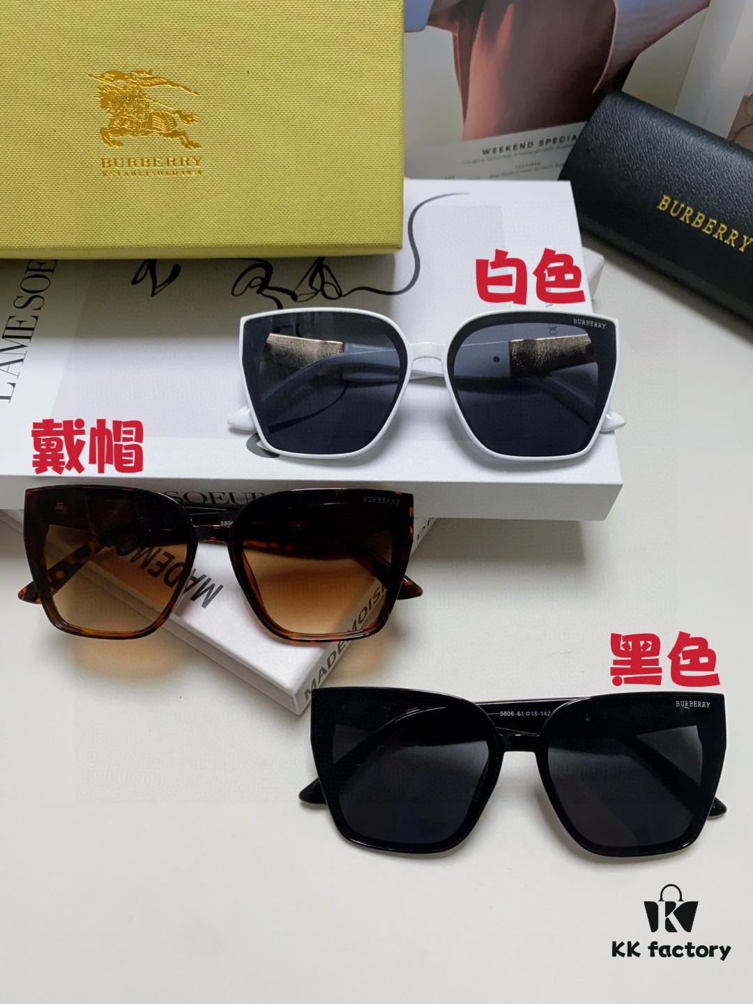 6931acfdccd8ab3d7afa1452 BURBERRY 2024 New Arrival European and American Fashion Sunglasses, Trendy Unisex Oversized Shades for Street Photography