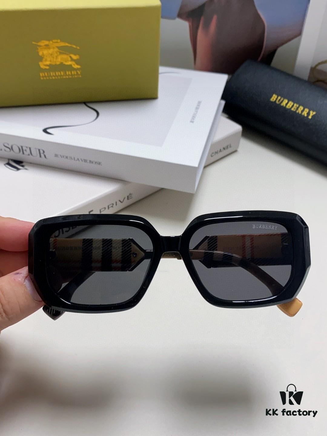 6931acfeccd8ab3d7afa1456 Burberry 2024 New Flat-Frame Sunglasses Unisex, Stylish and Versatile Sun Protection Eyewear for Men and Women