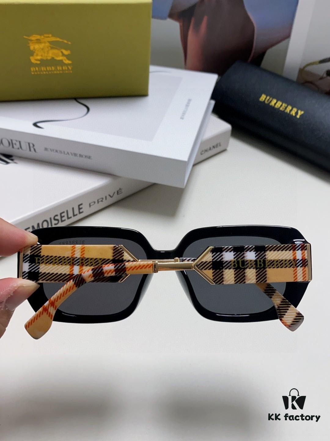 6931acfeccd8ab3d7afa1457 Burberry 2024 New Flat-Frame Sunglasses Unisex, Stylish and Versatile Sun Protection Eyewear for Men and Women