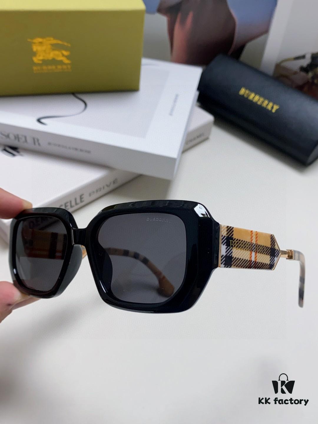 6931acfeccd8ab3d7afa1458 Burberry 2024 New Flat-Frame Sunglasses Unisex, Stylish and Versatile Sun Protection Eyewear for Men and Women