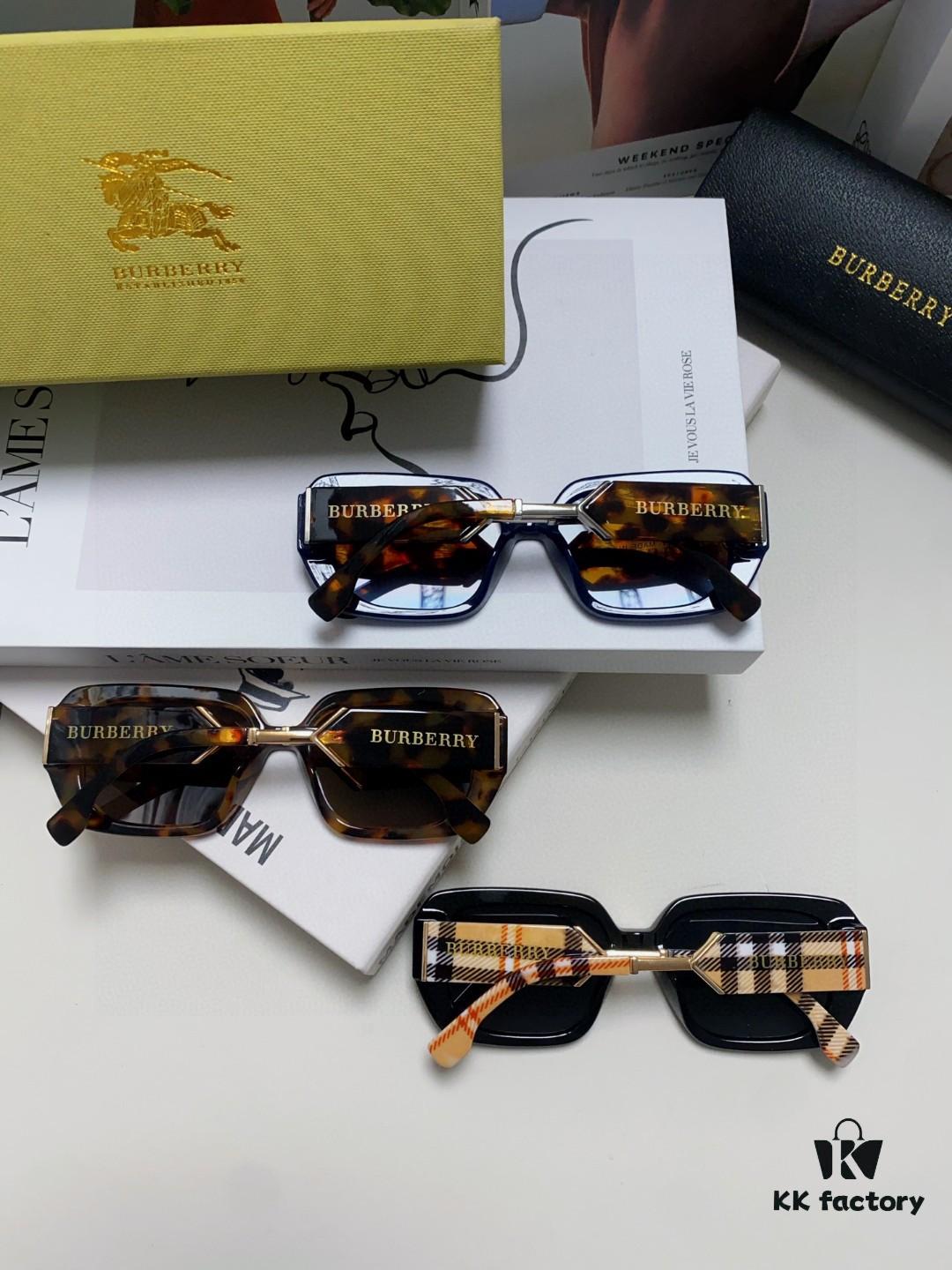 6931acfeccd8ab3d7afa145b Burberry 2024 New Flat-Frame Sunglasses Unisex, Stylish and Versatile Sun Protection Eyewear for Men and Women