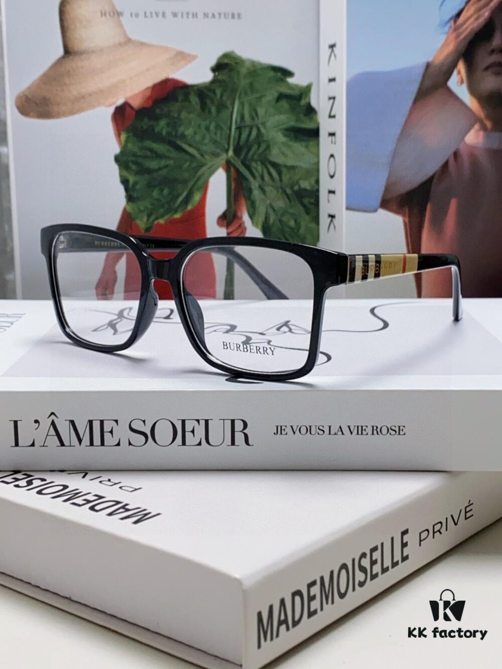 Burberry 2024 New Arrival Eyeglass Frame Korean Style Trendy Oversized Unisex Optical Frame Lightweight Popular Design for Men and Women
