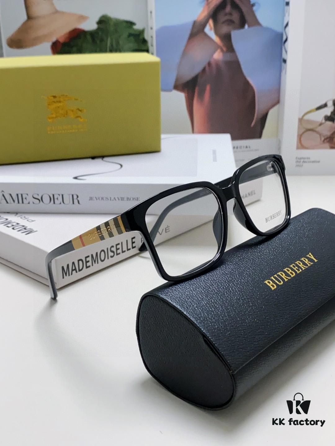 6931ad01ccd8ab3d7afa1482 Burberry 2024 New Arrival Eyeglass Frame Korean Style Trendy Oversized Unisex Optical Frame Lightweight Popular Design for Men and Women