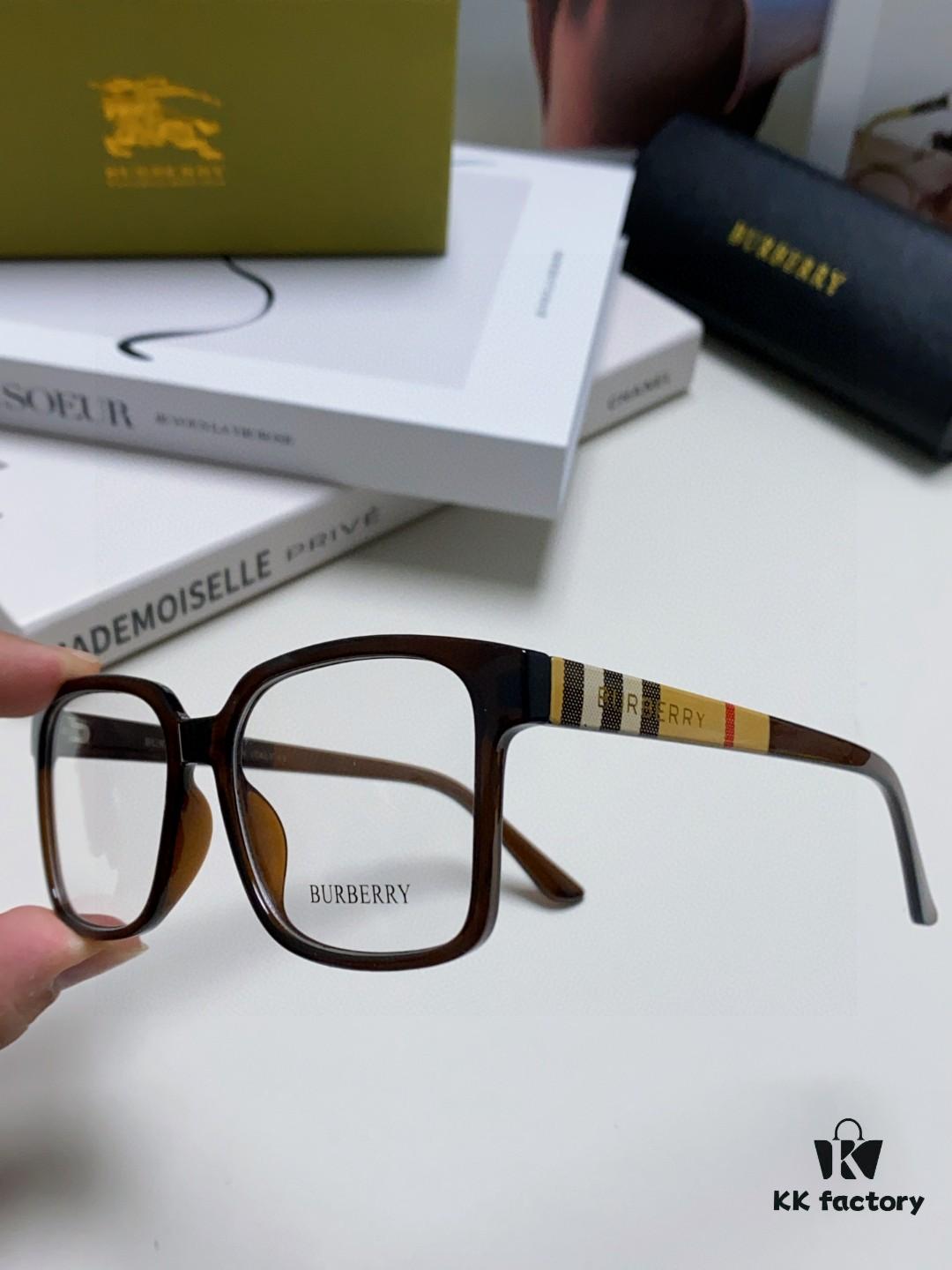 6931ad01ccd8ab3d7afa148a Burberry 2024 New Arrival Eyeglass Frame Korean Style Trendy Oversized Prescription Glasses Lightweight Unisex Optical Frames Suitable for Daily Wear and Sunglasses Use