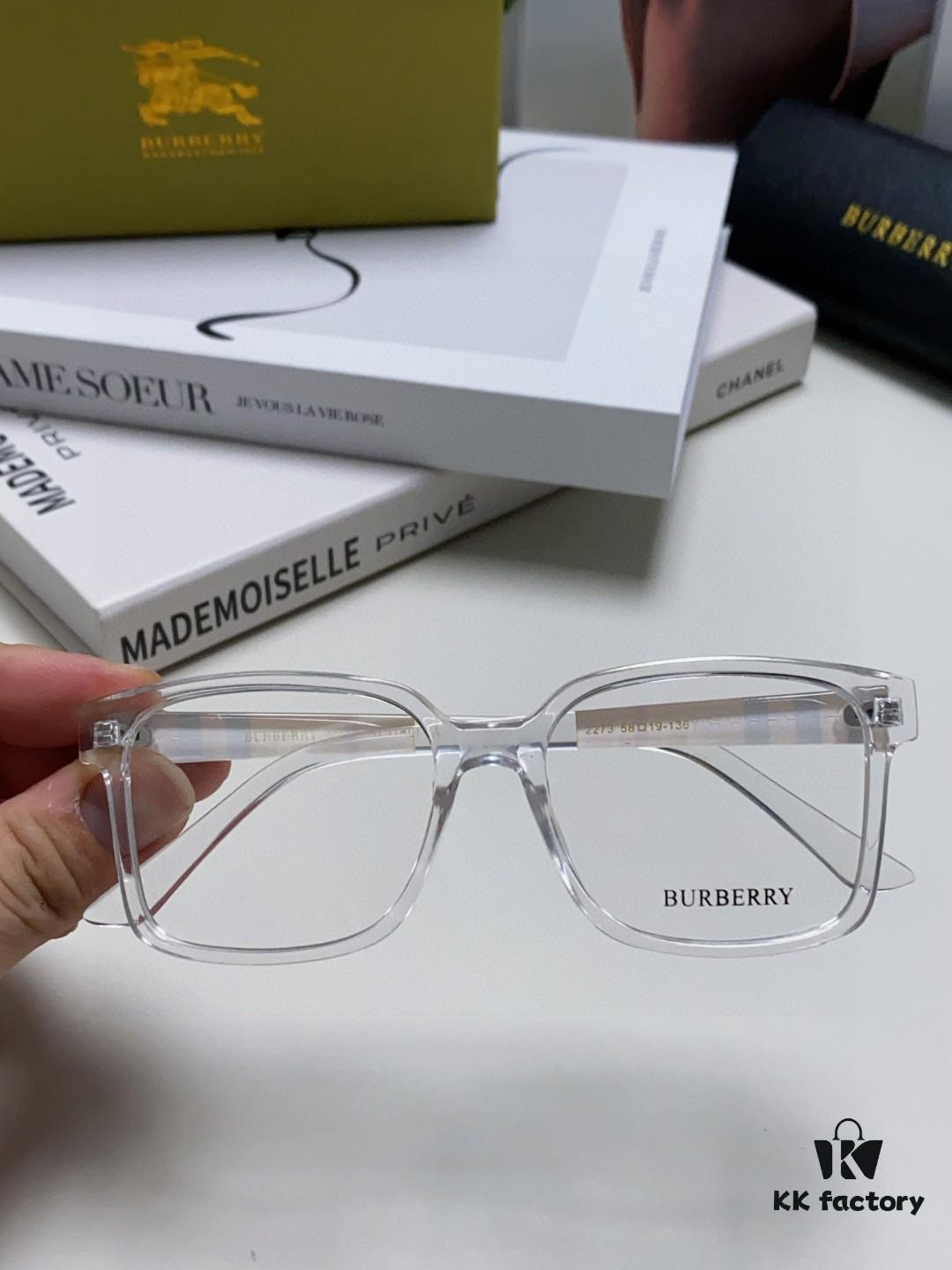 6931ad02ccd8ab3d7afa1492 Burberry 2024 New Arrival Eyeglass Frame Korean Style Trendy Large Frame Myopia Glasses Lightweight Popular Unisex Optical Frame for Men and Women Sunglasses
