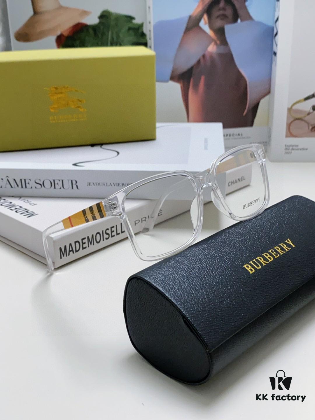 6931ad02ccd8ab3d7afa1496 Burberry 2024 New Arrival Eyeglass Frame Korean Style Trendy Large Frame Myopia Glasses Lightweight Popular Unisex Optical Frame for Men and Women Sunglasses