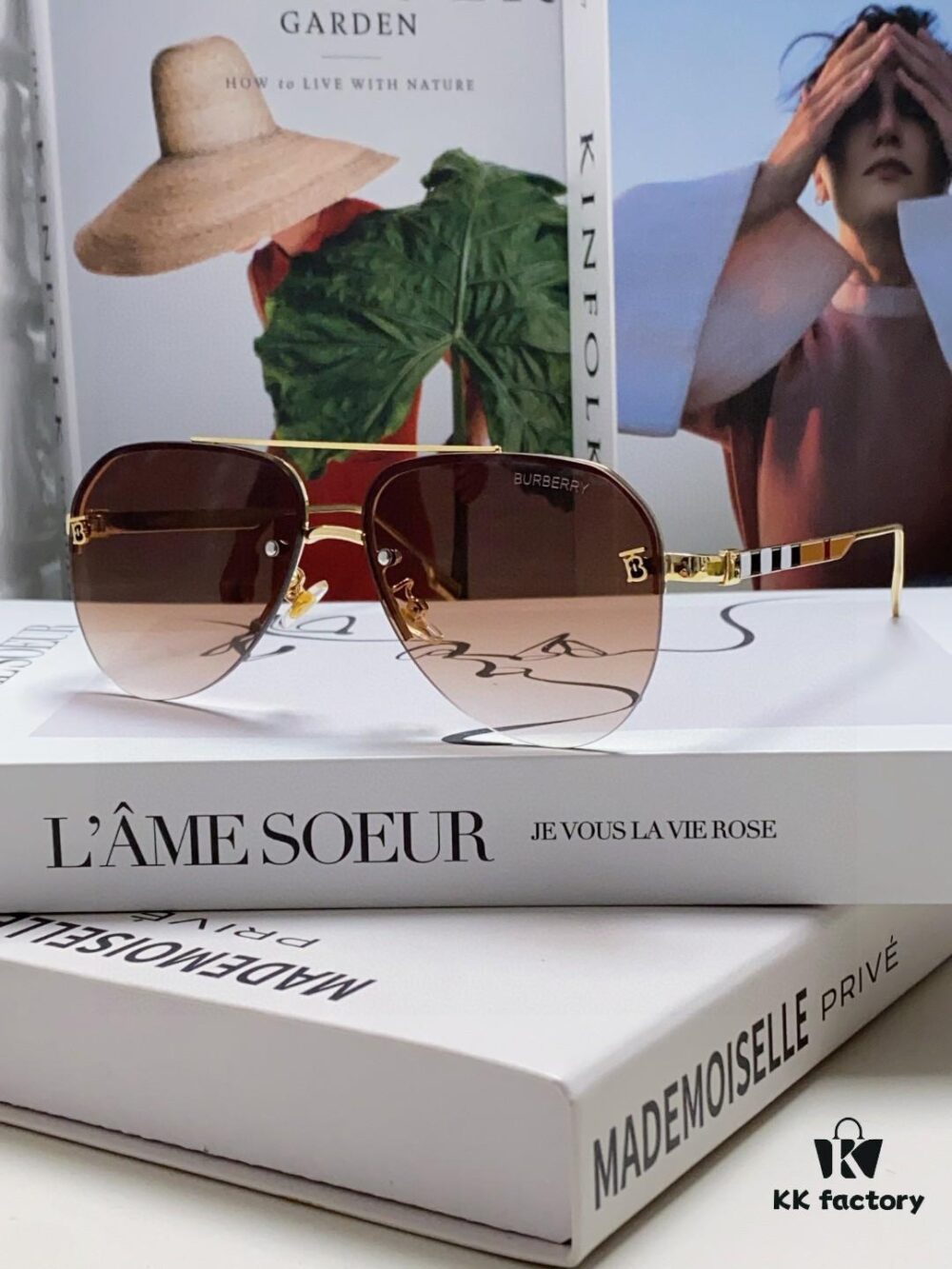 6931ad06ccd8ab3d7afa14db Burberry Round-frame New Integrated Driving Sunglasses, Must-have Style for Travel, Popularized by Multiple Celebrities, Unisex Aviator Sun Glasses