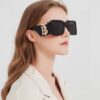 6931ad08ccd8ab3d7afa14ef Burberry BE4406U Oversized Women's Sunglasses with B Logo 2024 New Arrival