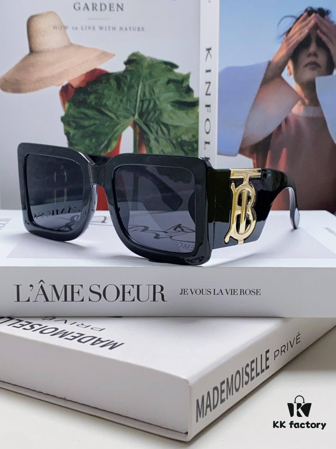 6931ad08ccd8ab3d7afa14f2 Burberry BE4406U Oversized Women's Sunglasses with B Logo 2024 New Arrival