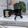 6931ad08ccd8ab3d7afa14f4 Burberry BE4406U Oversized Women's Sunglasses with B Logo 2024 New Arrival