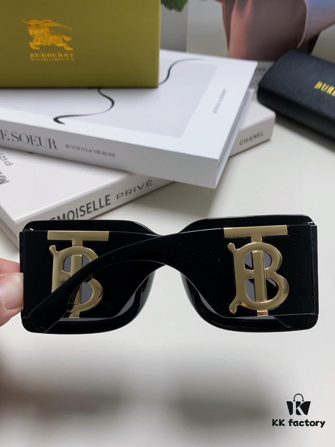 6931ad08ccd8ab3d7afa14f6 Burberry BE4406U Oversized Women's Sunglasses with B Logo 2024 New Arrival