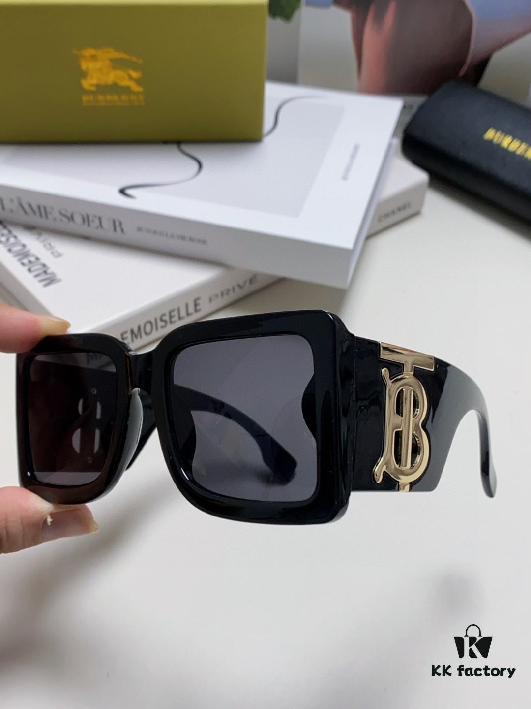6931ad08ccd8ab3d7afa14f7 Burberry BE4406U Oversized Women's Sunglasses with B Logo 2024 New Arrival