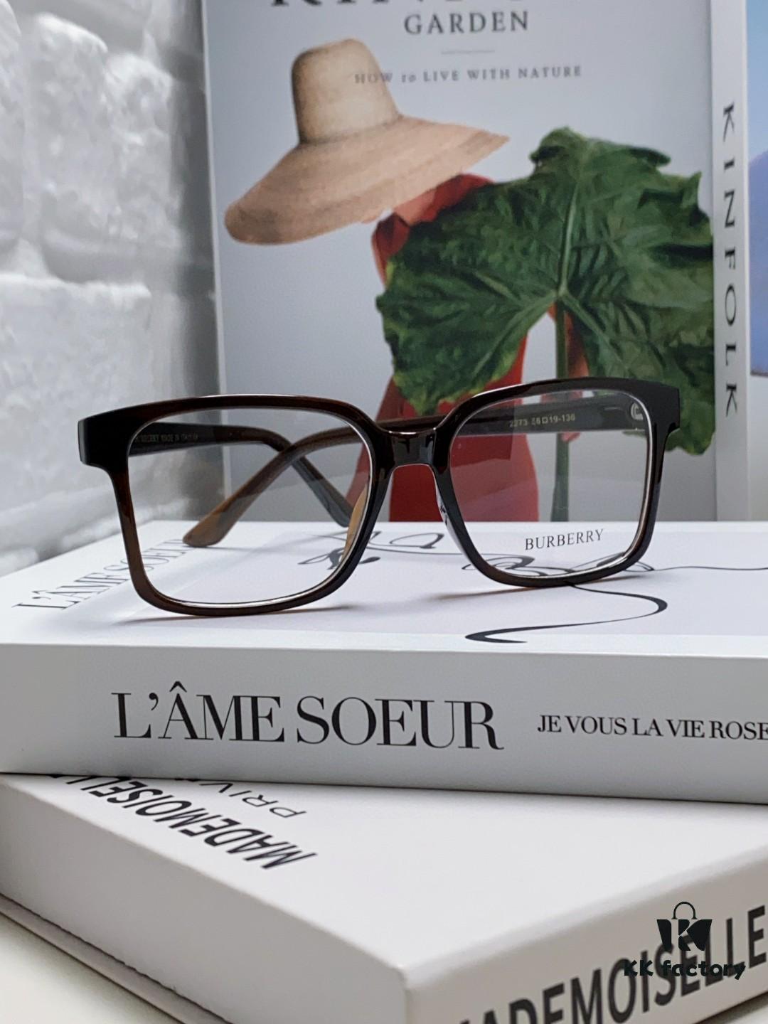 6931ad09ccd8ab3d7afa1507 Burberry 2024 New Arrival Eyeglass Frame Korean Style Trendy Oversized Prescription Glasses Lightweight Unisex Optical Frames Suitable for Daily Wear