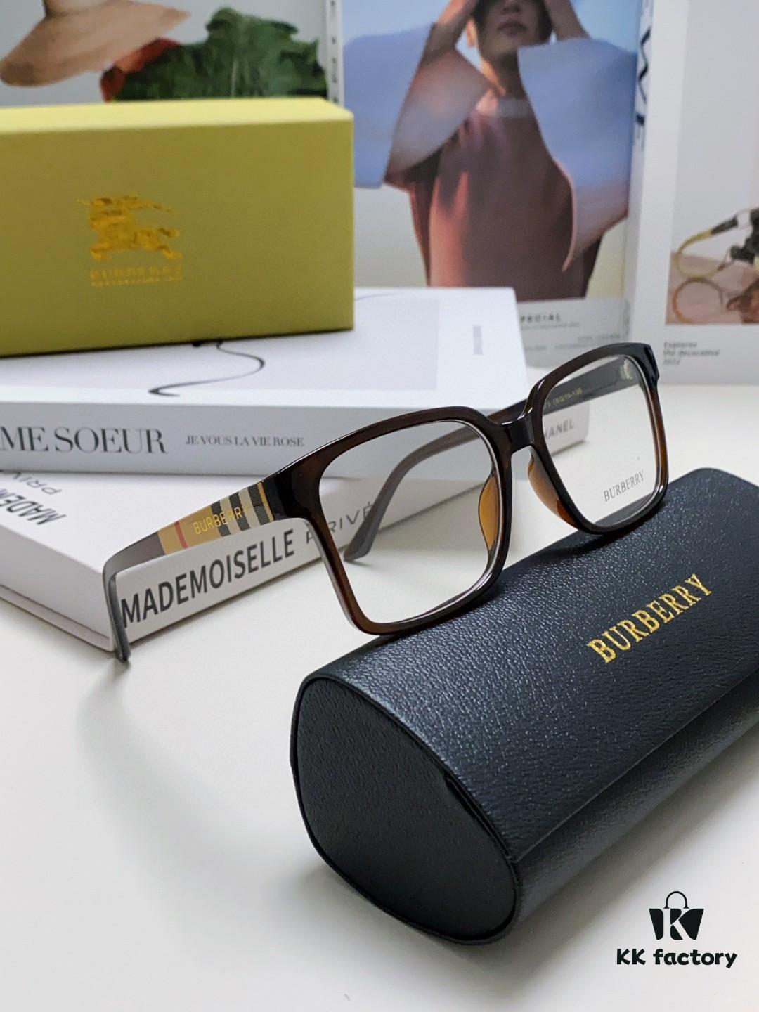 6931ad0accd8ab3d7afa150d Burberry 2024 New Arrival Eyeglass Frame Korean Style Trendy Oversized Prescription Glasses Lightweight Unisex Optical Frames Suitable for Daily Wear