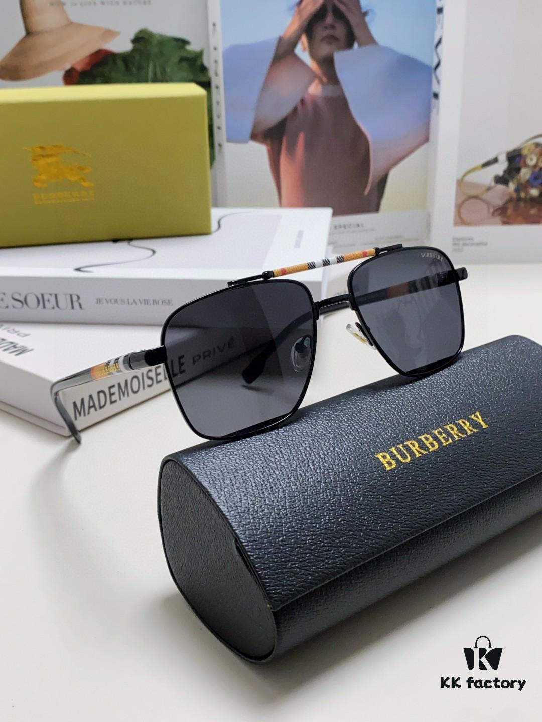6931ad0bccd8ab3d7afa152a Burberry 2024 New Arrival Eyewear HD Anti-Fatigue Light Comfort Natural Frame Unisex Sunglasses