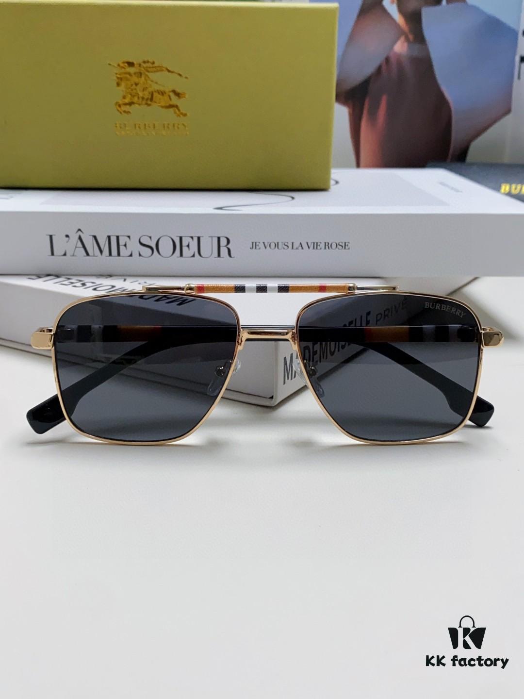 6931ad0cccd8ab3d7afa1533 Burberry 2024 New Arrival Eyewear HD Anti-Fatigue Light Comfort Natural Frame Unisex Sunglasses
