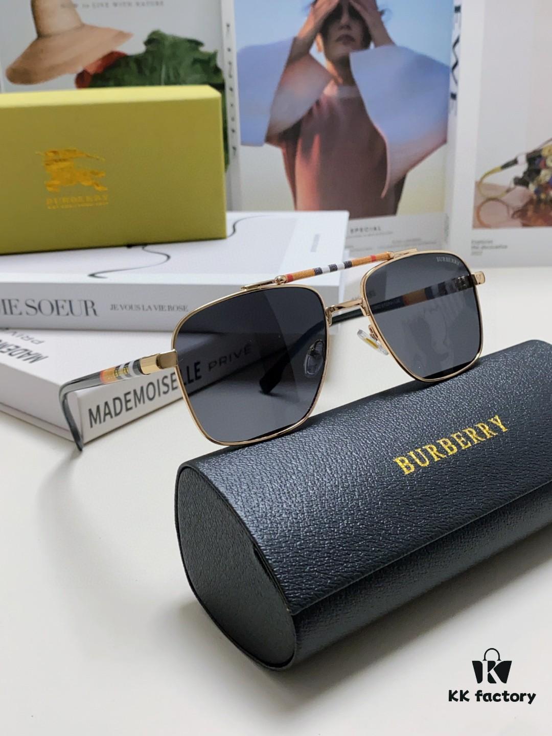 6931ad0cccd8ab3d7afa1534 Burberry 2024 New Arrival Eyewear HD Anti-Fatigue Light Comfort Natural Frame Unisex Sunglasses