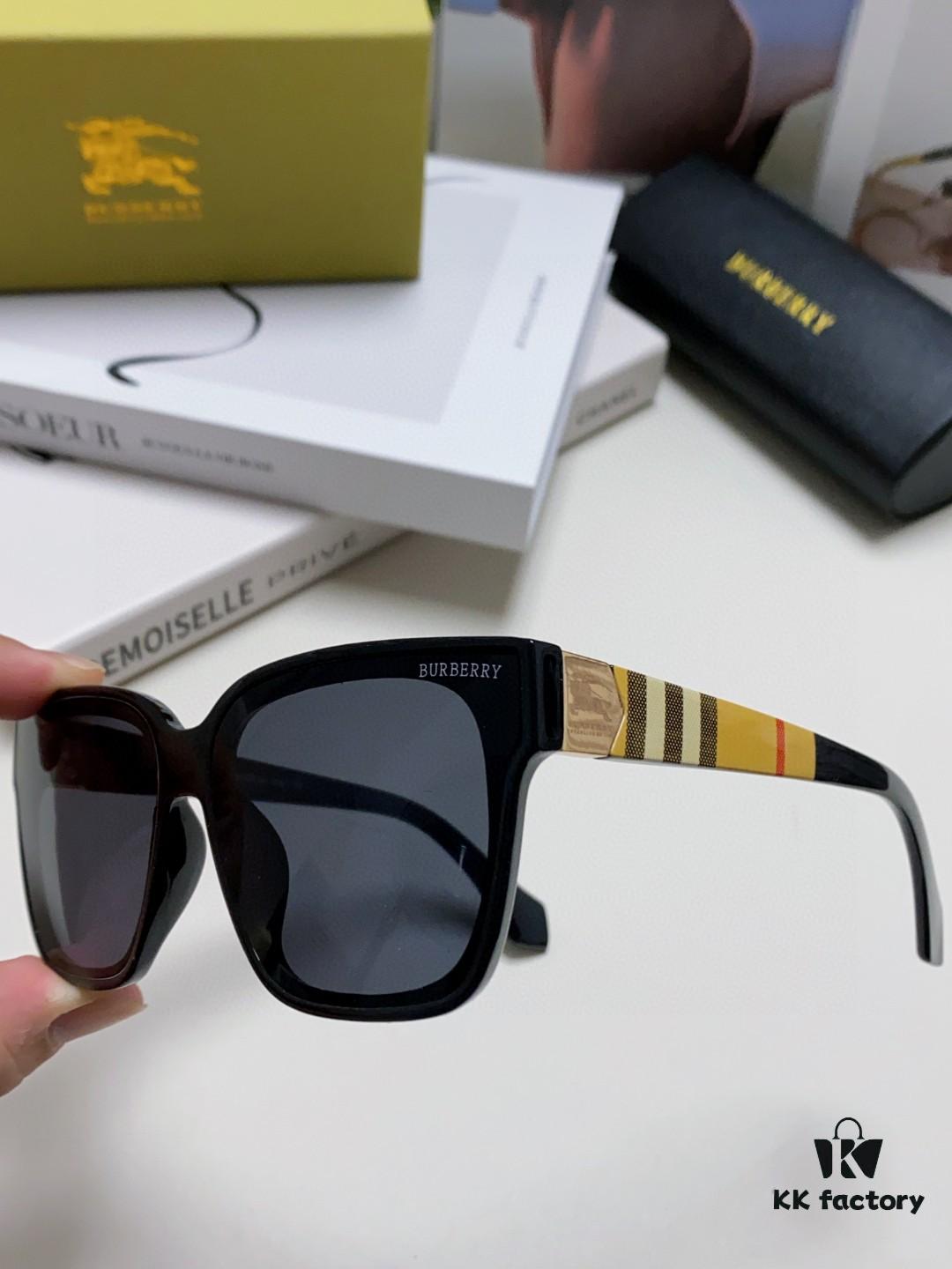 6931ad0dccd8ab3d7afa1546 Burberry 2024 New Arrival Sunscreen Sunglasses for Men, UV Protection Polarized Sunglasses with Black Frame, Driving Sunglasses for Men, Classic Knight Logo Unisex Fashion Shades
