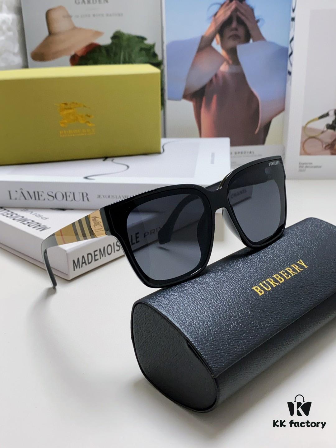 6931ad0dccd8ab3d7afa1548 Burberry 2024 New Arrival Sunscreen Sunglasses for Men, UV Protection Polarized Sunglasses with Black Frame, Driving Sunglasses for Men, Classic Knight Logo Unisex Fashion Shades