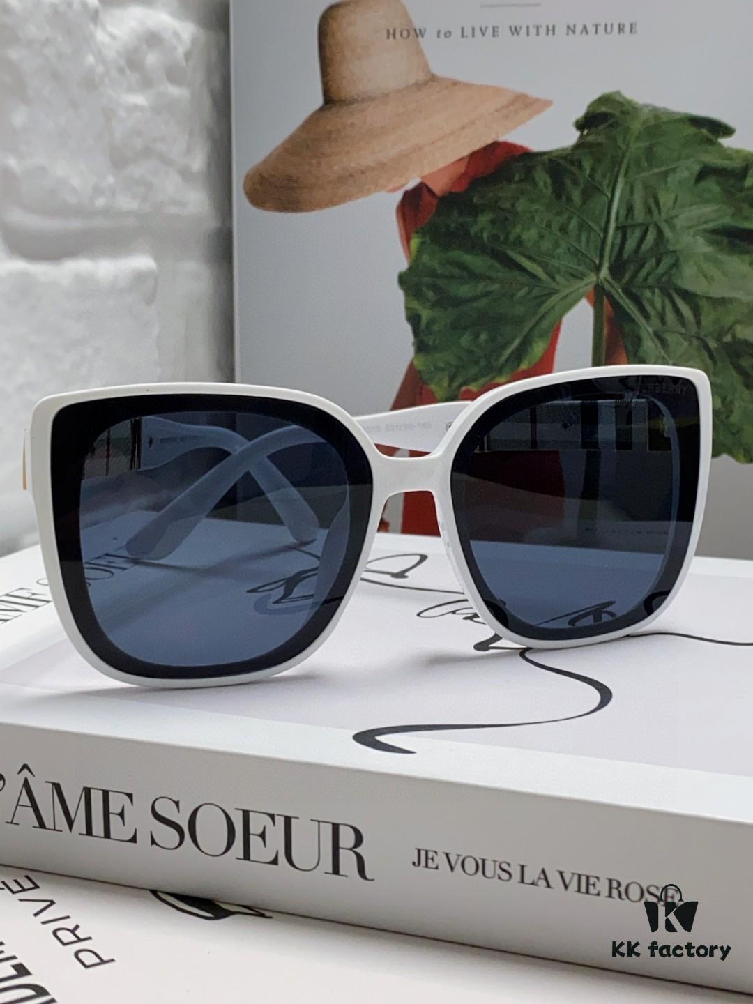 6931ad12ccd8ab3d7afa1588 Burberry 2024 New Korean-Style Oversized Wide-Leg Stylish Fast Fashion Nobility Unisex Sunglasses, Slimming Trendy Sun Glasses with Horse Logo and Classic Check Pattern