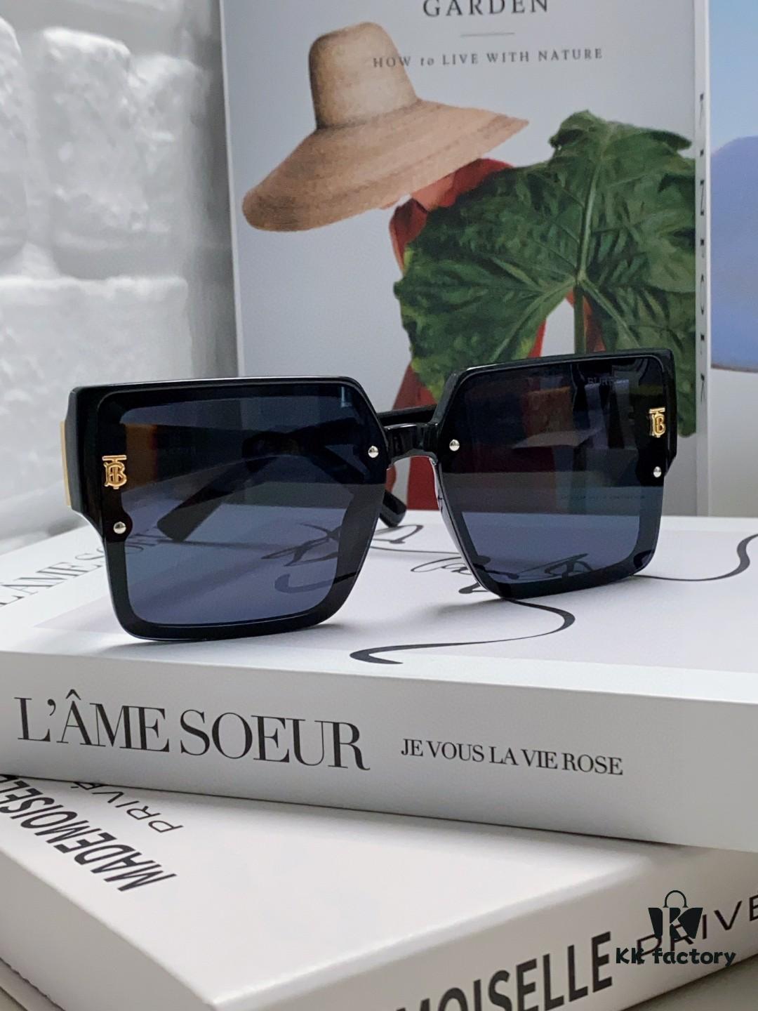 6931ad18ccd8ab3d7afa15e0 Burberry 2024 New Arrival Women's Sunglasses, Trendy Oversized Frame for Large Faces, Slimming UV-Protective Sunglasses with Premium Aesthetic, Instagram-Worthy Ladies' Eyewear
