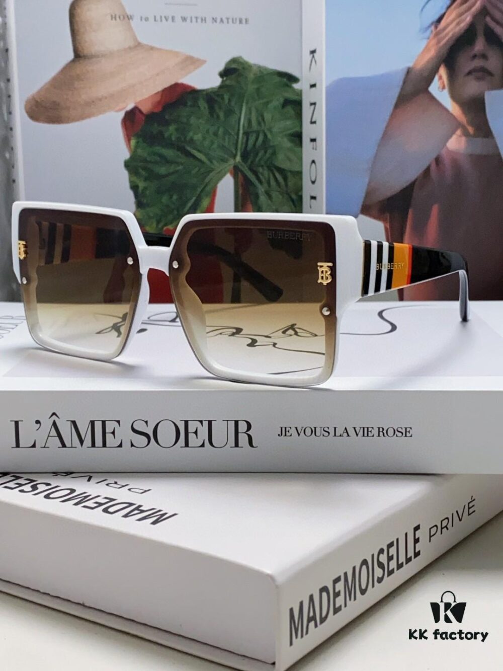 6931ad18ccd8ab3d7afa15e9 Burberry 2024 New Arrival Sunglasses for Women, Trendy Oversized Frames for Large Faces, Slimming Design, UV-Protective, Stylish and Sophisticated Look, Instagram-Worthy