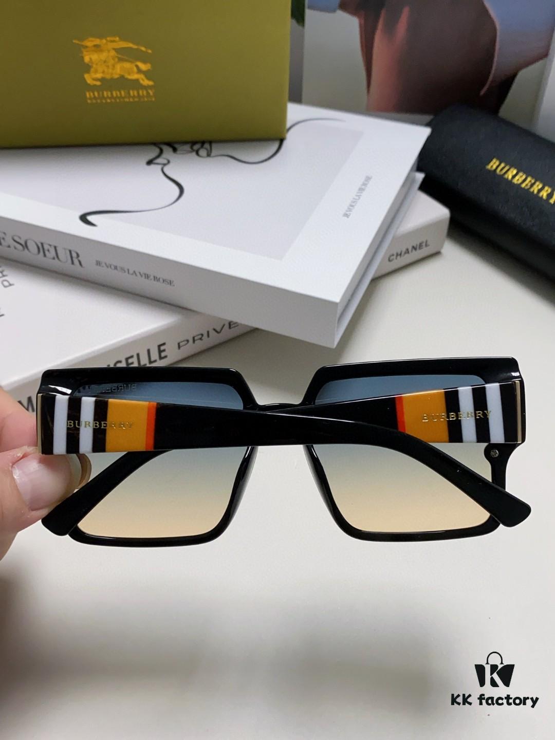 6931ad1accd8ab3d7afa1601 Burberry 2024 New Arrival Women's Sunglasses, Trendy Oversized Frame for Large Faces, Slimming UV-Protective Sunglasses with Premium Aesthetic, Instagram-Worthy Ladies' Eyewear