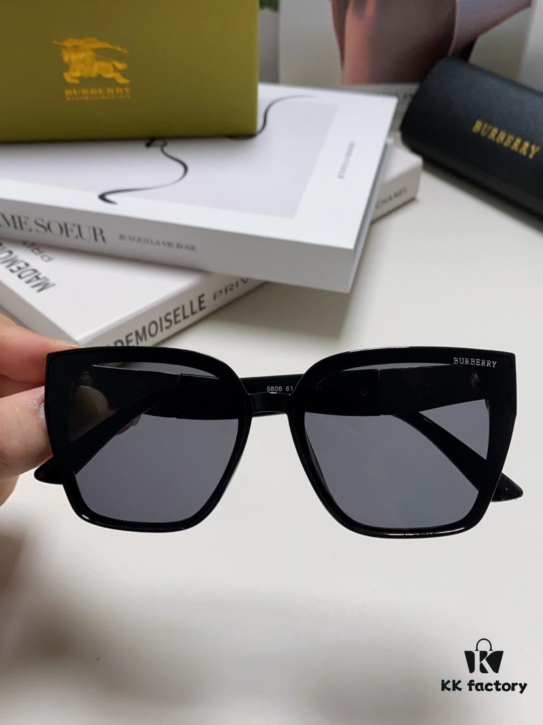 6931ad1accd8ab3d7afa160a BURBERRY 2024 New Arrival European and American Fashion Sunglasses, Trendy Unisex Oversized Shades for Street Photography
