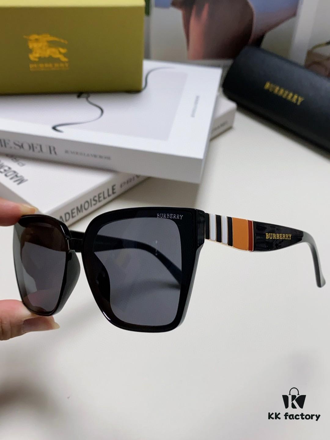 6931ad1bccd8ab3d7afa160c BURBERRY 2024 New Arrival European and American Fashion Sunglasses, Trendy Unisex Oversized Shades for Street Photography