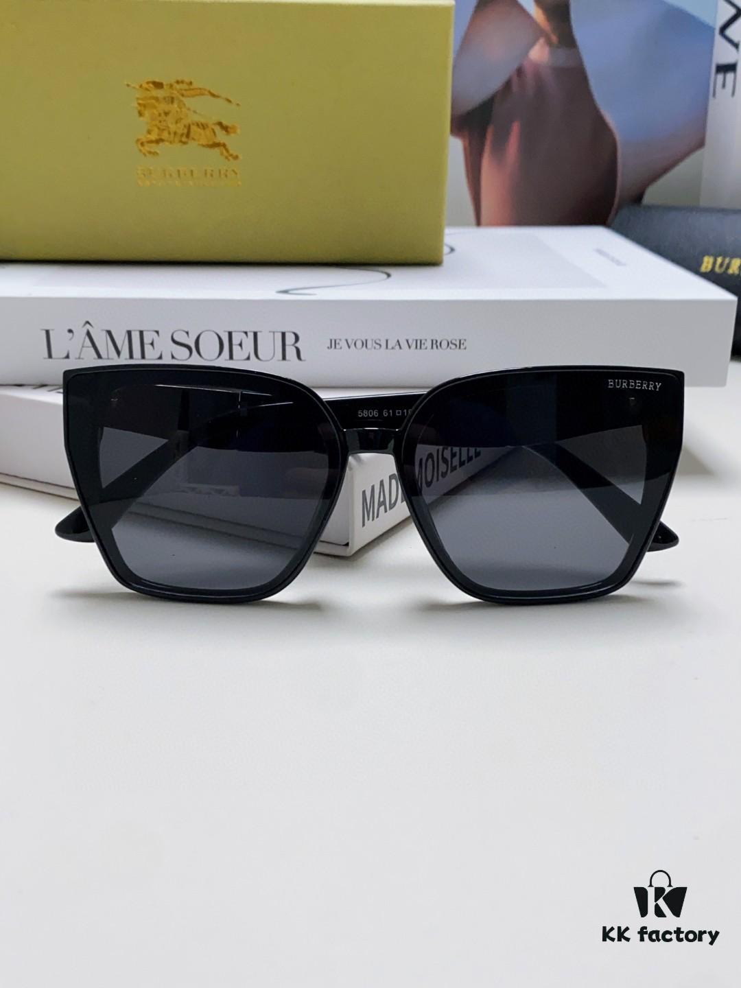 6931ad1bccd8ab3d7afa160d BURBERRY 2024 New Arrival European and American Fashion Sunglasses, Trendy Unisex Oversized Shades for Street Photography