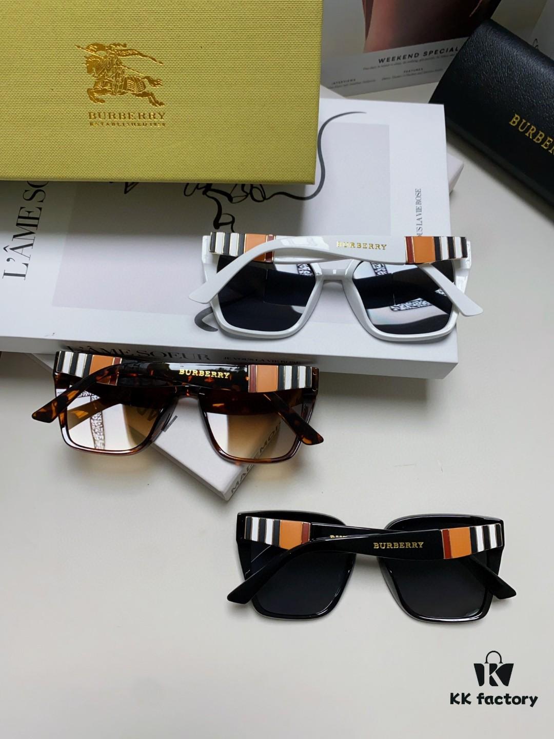 6931ad1bccd8ab3d7afa1619 BURBERRY 2024 New Arrival European and American Fashion Sunglasses, Trendy Unisex Oversized Shades for Street Photography