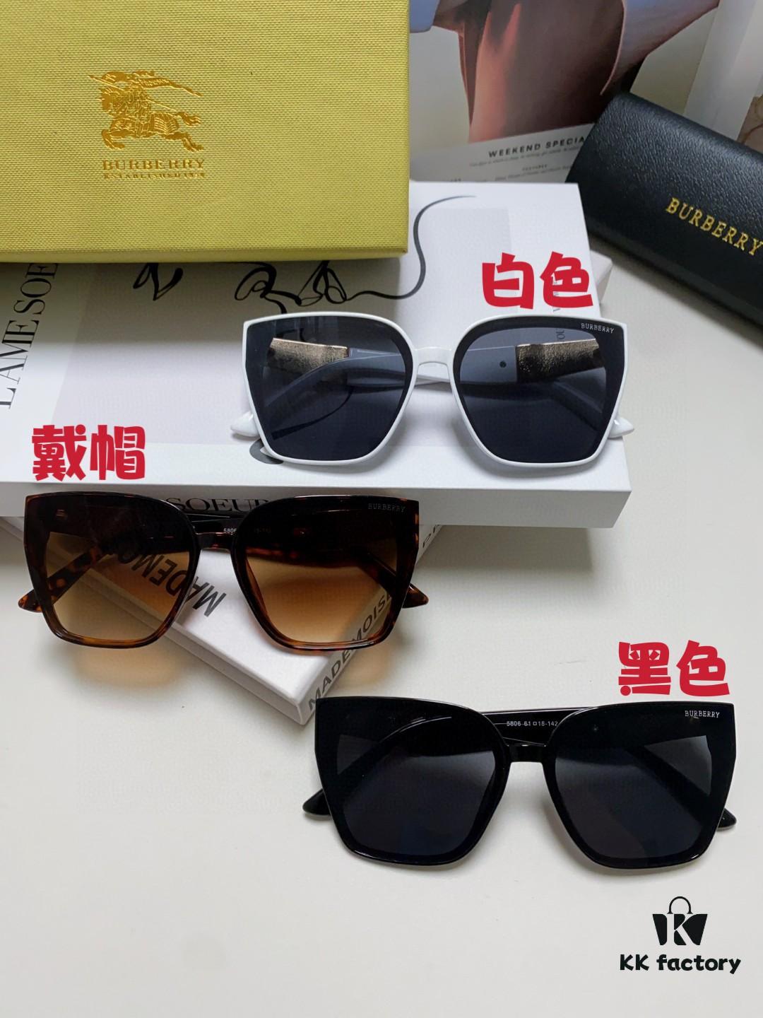 6931ad1bccd8ab3d7afa161a BURBERRY 2024 New Arrival European and American Fashion Sunglasses, Trendy Unisex Oversized Shades for Street Photography