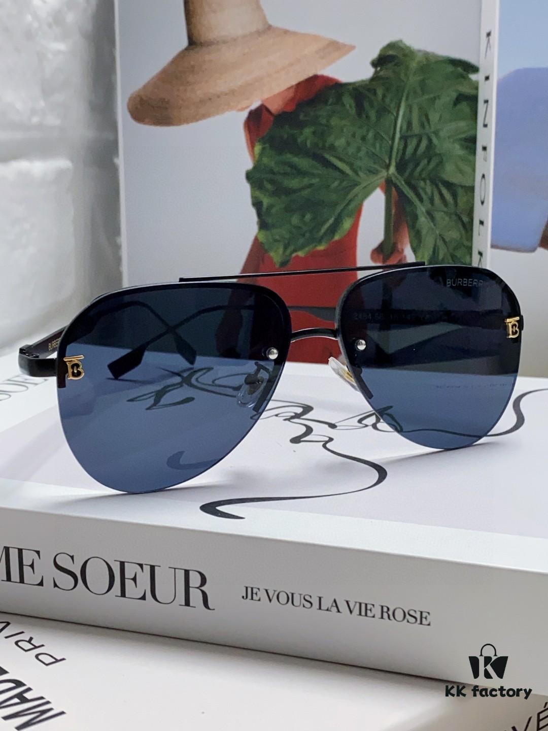 6931ad1dccd8ab3d7afa162f Burberry Round-frame Sunglasses 🎶 New One-piece Driving Glasses, Must-have for Travel, Popular Among Celebrities, Unisex Aviator Sun Glasses