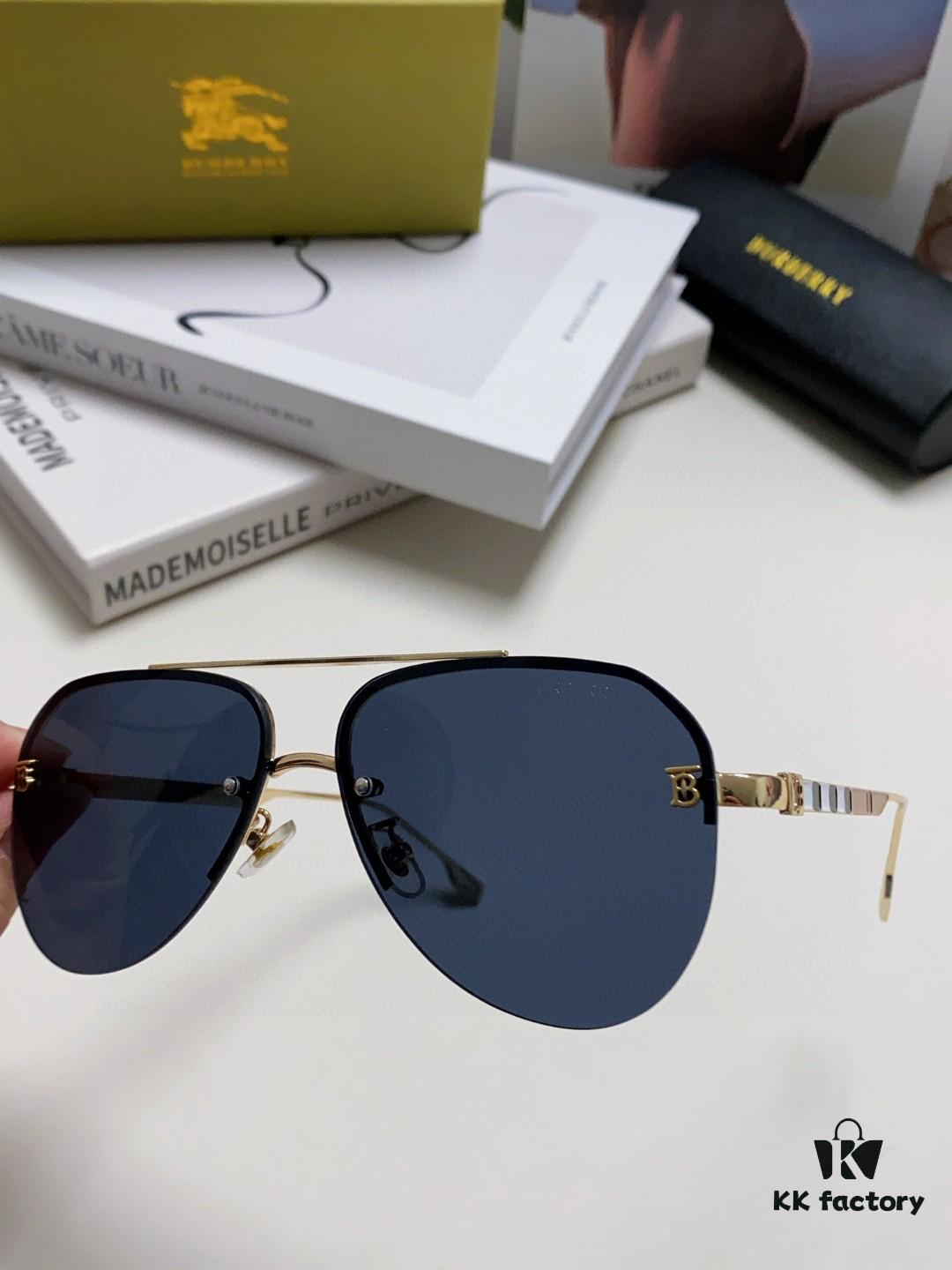 6931ad1eccd8ab3d7afa163d Burberry Round-frame New One-piece Driving Sunglasses, Must-have Style for Men and Women, Celebrity Favorite Aviator Sun Glasses