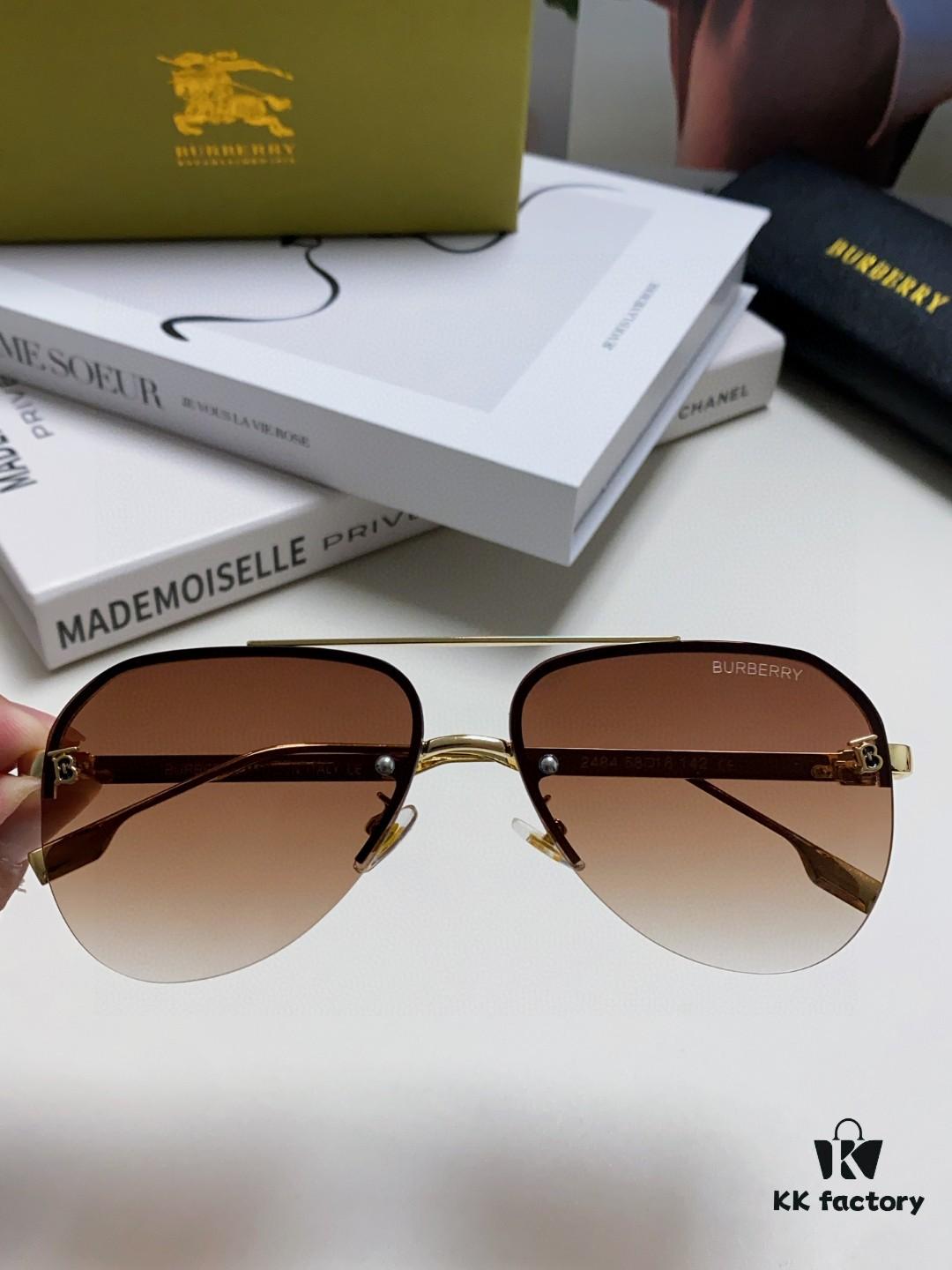 6931ad1eccd8ab3d7afa1645 Burberry Round Frame 🎶 New One-Piece Driving Sunglasses, Must-Have Style for Men and Women, Celebrity Favorite Aviator Sun Glasses