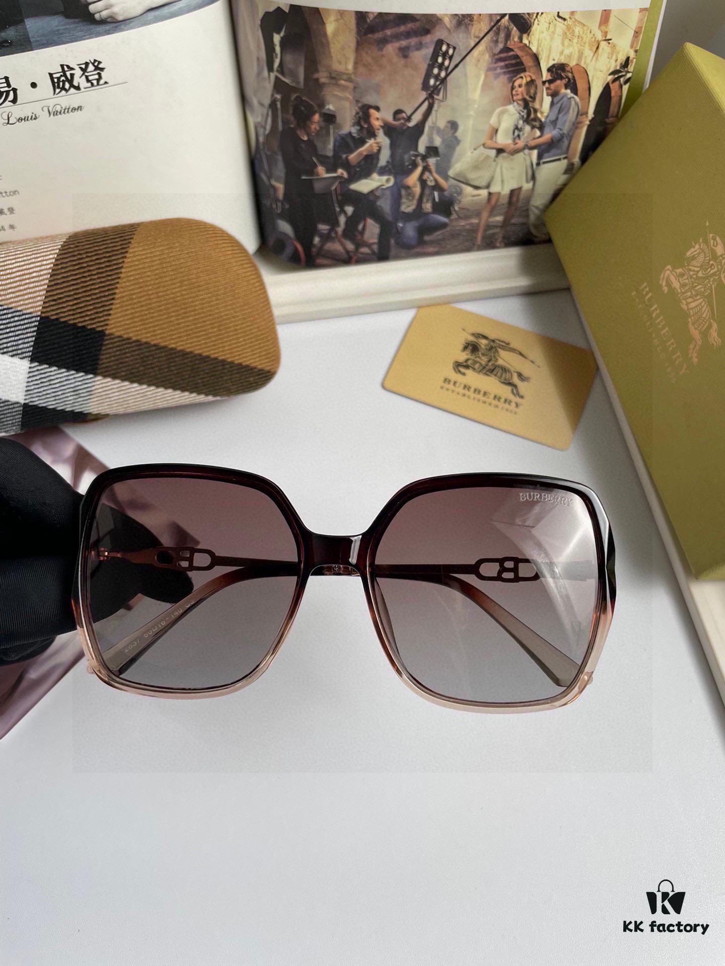 6931ad22ccd8ab3d7afa167e New Arrival: Burberry Women's Polarized Sunglasses, PC Frame with Imported Polylite High-Definition Polarized Lenses, 3 Color Options Available