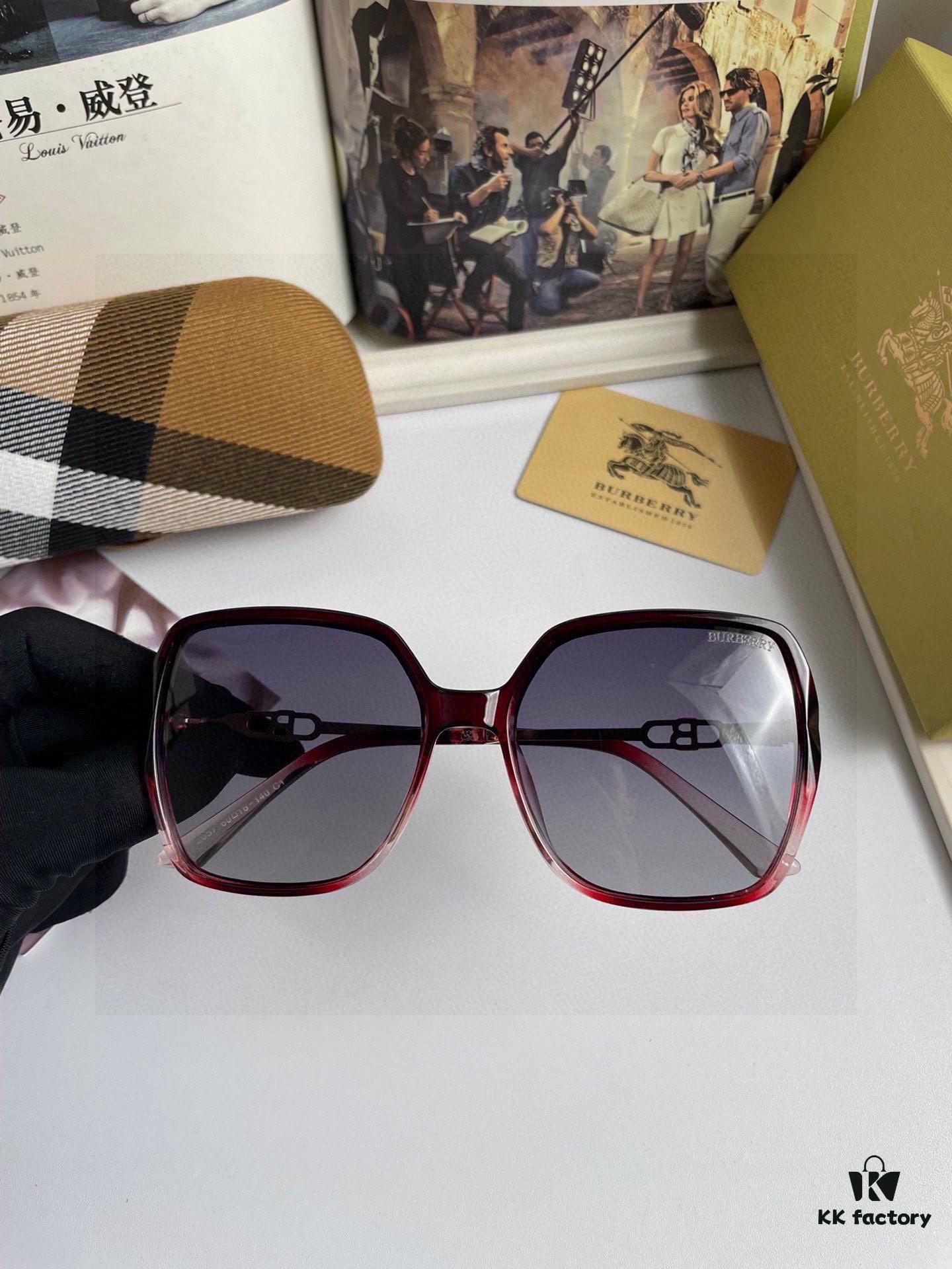 6931ad22ccd8ab3d7afa167f New Arrival: Burberry Women's Polarized Sunglasses, PC Frame with Imported Polylite High-Definition Polarized Lenses, 3 Color Options Available