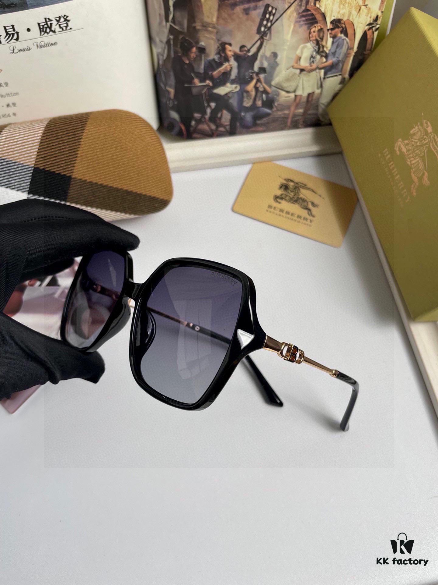 6931ad22ccd8ab3d7afa1680 New Arrival: Burberry Women's Polarized Sunglasses, PC Frame with Imported Polylite High-Definition Polarized Lenses, 3 Color Options Available