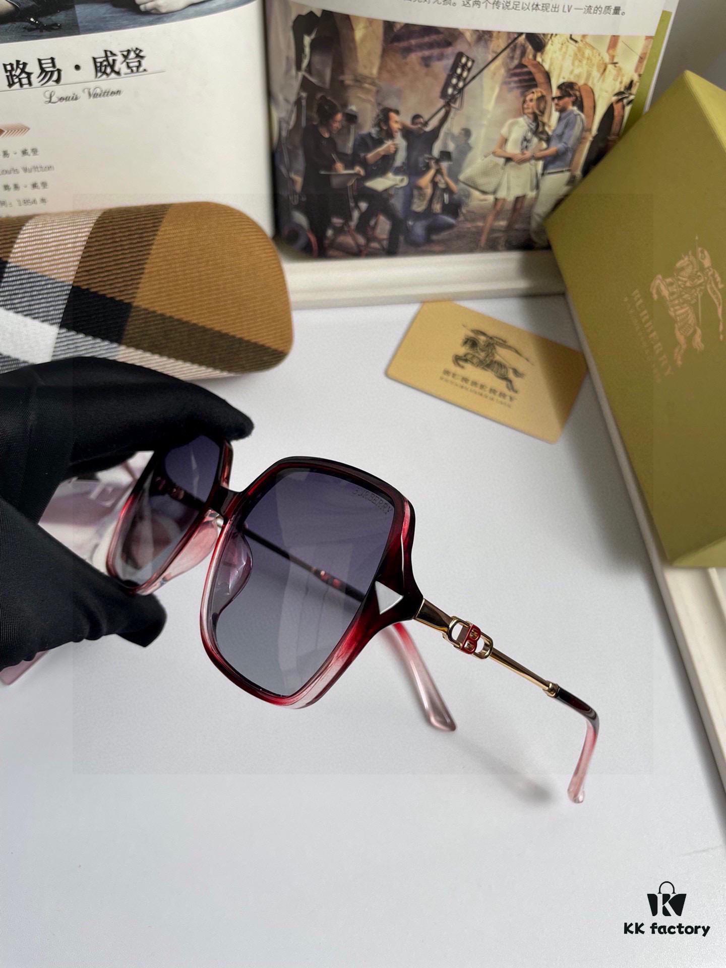 6931ad22ccd8ab3d7afa1681 New Arrival: Burberry Women's Polarized Sunglasses, PC Frame with Imported Polylite High-Definition Polarized Lenses, 3 Color Options Available