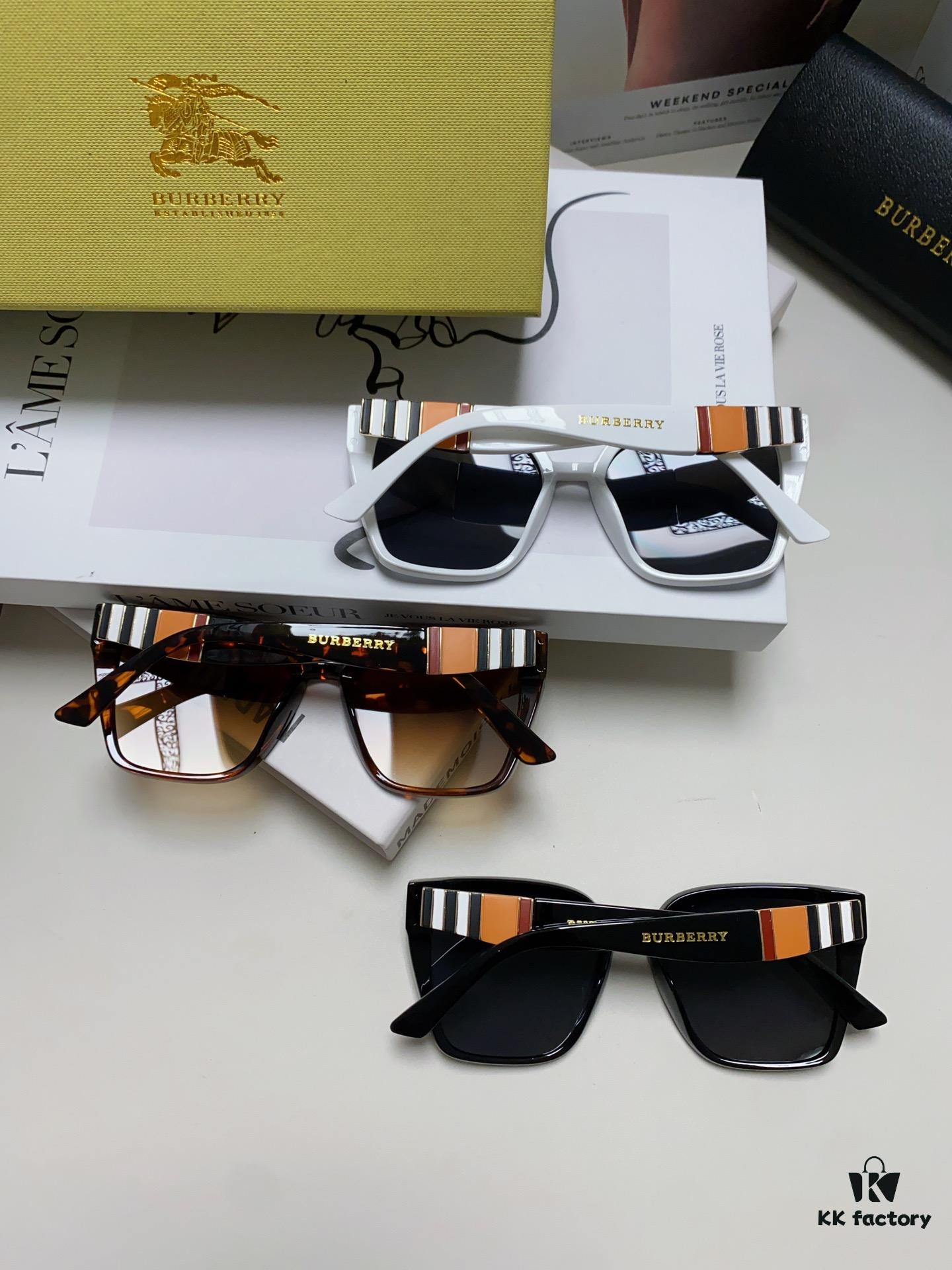 6931ad24ccd8ab3d7afa169e BURBERRY 2024 New Arrival European and American Fashion Sunglasses, Trendy Unisex Street Style Shades