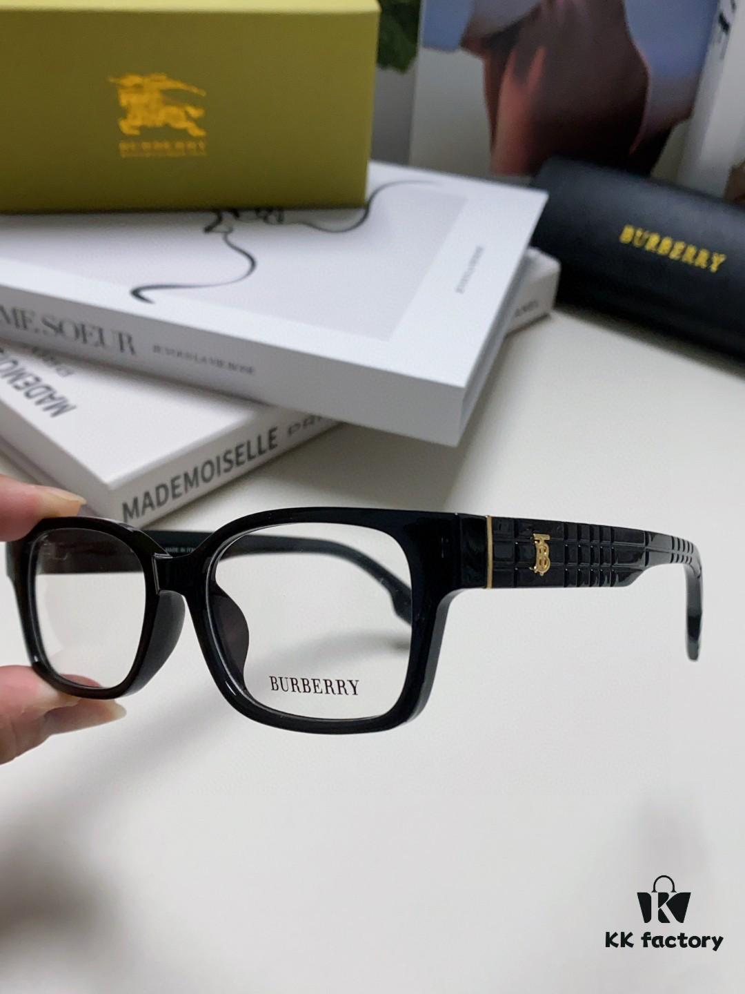 6931ad29ccd8ab3d7afa16e0 Burberry 2024 New Arrival High-Beauty Eyeglass Frame for Women, Large Frame Prescription-Compatible, Slimming Blue-Light Blocking Optical Glasses, Non-Powered Sunglasses