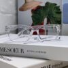 6931ad29ccd8ab3d7afa16e6 Burberry 2024 New Arrival B Style High-Aesthetic Eyeglass Frame for Women, Large Frame Prescription-Compatible, Blue Light Blocking, Non-Powered Glasses, Slimming Effect Optical Eyewear, Sunglasses