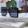 Burberry 2024 New Polarized Sunglasses for Women, Oversized Frame Flattering Face Shape, Sun Protection Shades Suitable for Round Faces, Driving Glasses