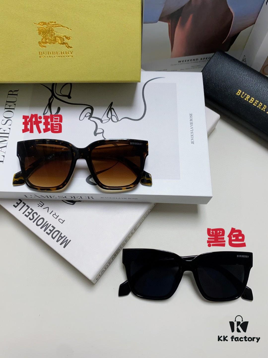 6931ad2eccd8ab3d7afa1732 Burberry 2024 New Arrival Men's UV Protection Polarized Sunglasses, Black Frame Classic Equestrian Design Unisex Fashion Sun Glasses for Driving